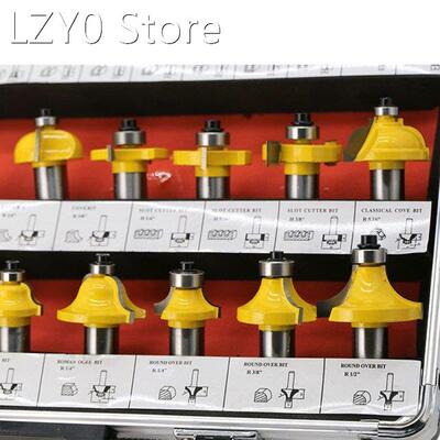35 pcs/set 1/2 Shank Woodworking Cutter Trimming Forming Mi