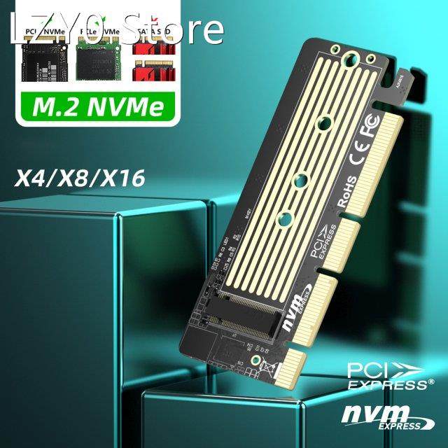 m.2 pci-e nvme ssd to pcie 3.0 x4/x8/x16 adapter card high s