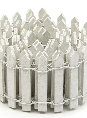 DIY Miniature Fence Wood Garden Decor Fairy Garden Kit Fence