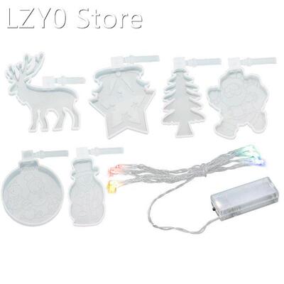 DIY Christmas Silicone Mold Little Snowman Christmas Lighti