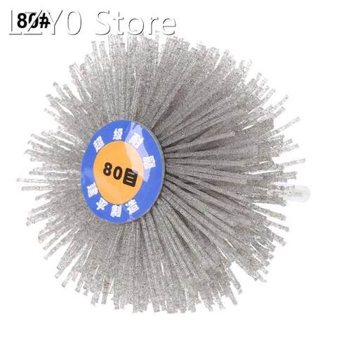 Deburring Abrasive Alumina Wire Brush Flower Head Polish Gri