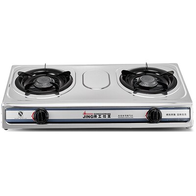 Hot Sales Gas Stove Double Burner Desktop Steel Surface Gas
