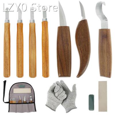 10Pcs Wood Carving Tool Set Wood Carving Chisels Set Portabl