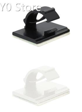 10PCS Cable Clamp Self Adhesive Wire Clip Organizer Manageme