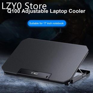 Two USB Laptop Cooling Pad Adjustable Notebook Lifting Cooli