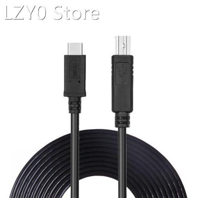 High Speed Type C Printer Scanner Cord USB C to USB 2.0 Type