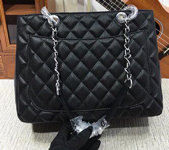 2020New large luxury women's bag top quality caviar leather