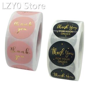 500 Pcs/roll Thank You Sticker Labels Stickers Paper Diary S