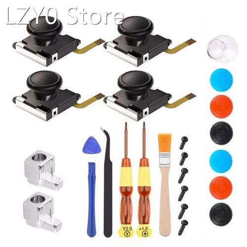 3D Rocker Joystick Analog Sensor Thumb Stick Caps Cross Scre