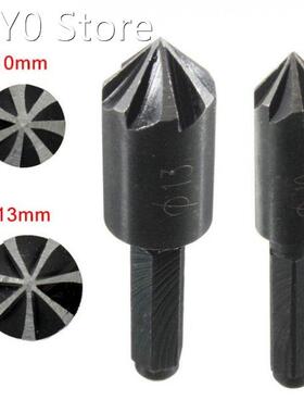 2pcs/lot 7 Flute 82 Degree 1/4 Inch Hex Shank HCS Count