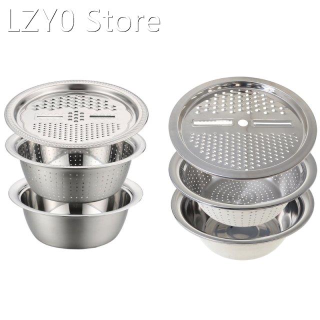 Kitchen Portable Multifunctional Stainless Steel Basin with