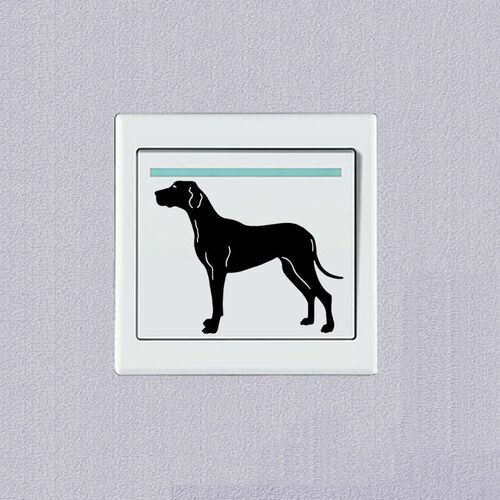 Great Dane Dog Pet Dog Switch er Vinyl Decoration Wall er 2S