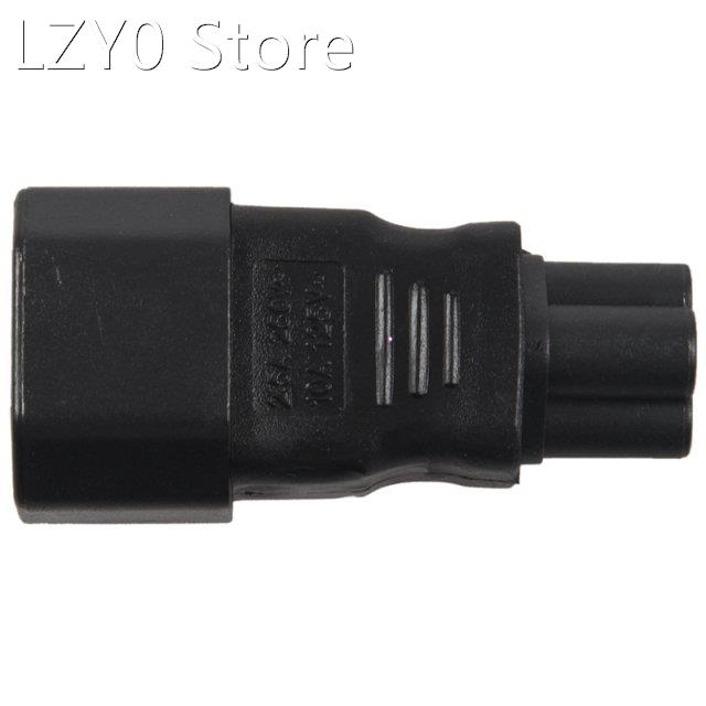 IEC 60320-C14 3-Pin Female Plug To IEC 60320-C5 3-Slot Male