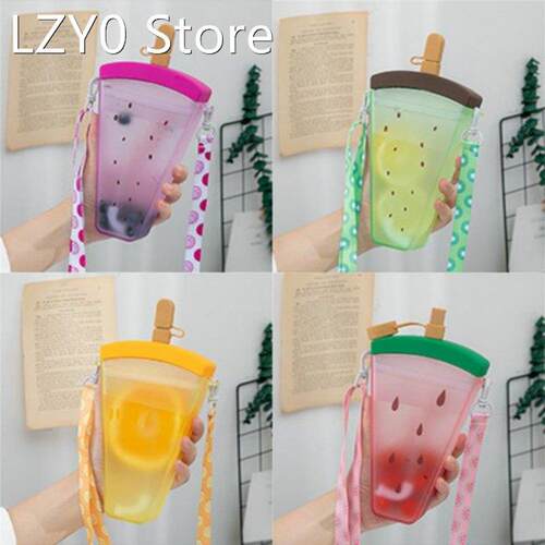 Straw Cup Girl Student High-value Casual Cup Summer Reusable
