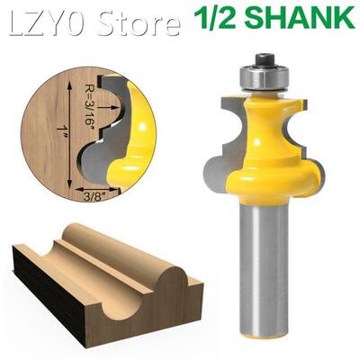 1PC 12MM 1/2 Shank Bead Molding Router Bit Flute & Beadi