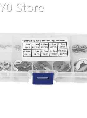 120 Pieces of Circlip Combination Elastic Safety Ring Made o