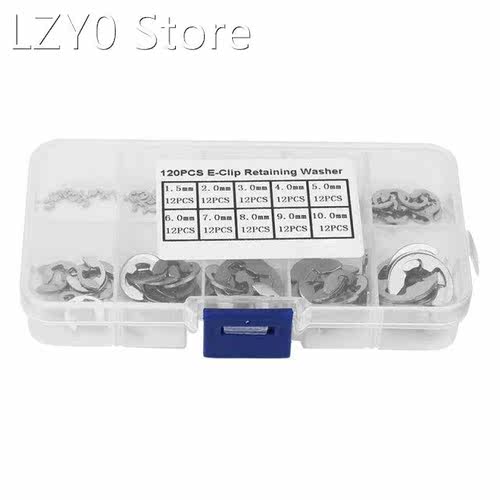 120 Pieces of Circlip Combination Elastic Safety Ring Made o