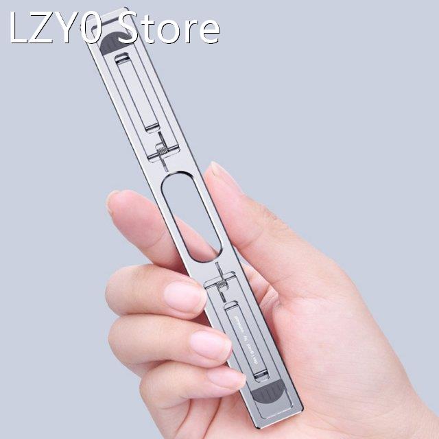 Aluminum Vertical Laptop Stand For MacBook Air Pro Adjustabl