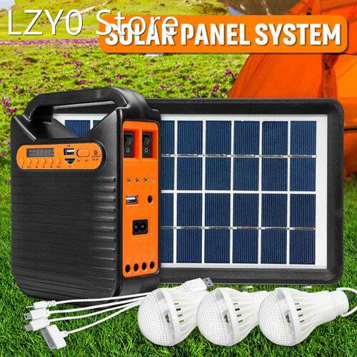 25W Home bluetooth USB Charger Home System Solar Power Panel