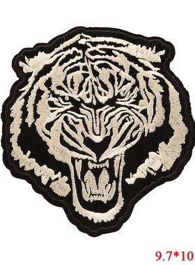 Tiger Head Patches Sticker Iron Clothes Heat Transfer Appli