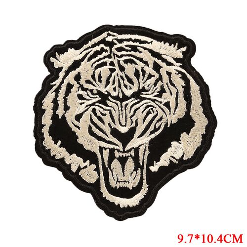 Tiger Head Patches Sticker Iron Clothes Heat Transfer Appli