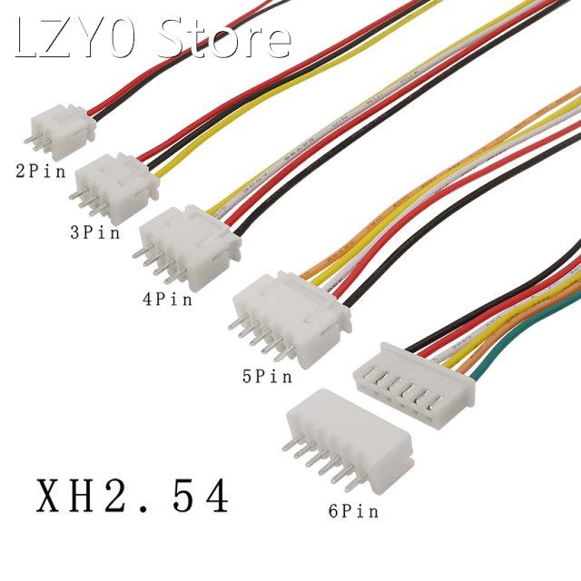 5/10Sets JST XH2.54 XH 2.54 mm 2/3/4/5/6/7/8/9/10 Pin Male F