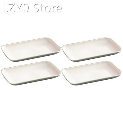 2022 New Wheat Straw Square Home Dining Plate Dessert Pasta