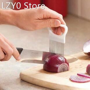 Onion Fork Stainless Steel Onion Cutter Vegetables Fruit Sli