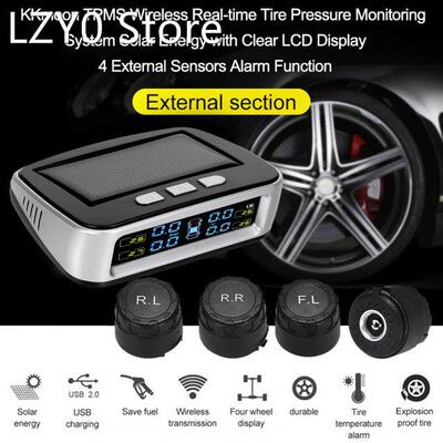 KKMOON Solar TPMS with Rear Car Reverse Backup Radar System