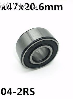 4PCS 5204-2RS 20x47x20.6 mm Double row angular contact beari