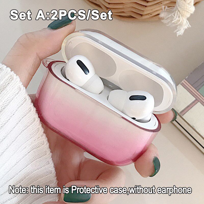 AIRPODS용 2|4PSC 케이스 AIRPODS PRO CU용 투명 케이스