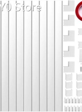 Cable Concealer, Cord Cover Raceway Kit, Wire Cover for Moun