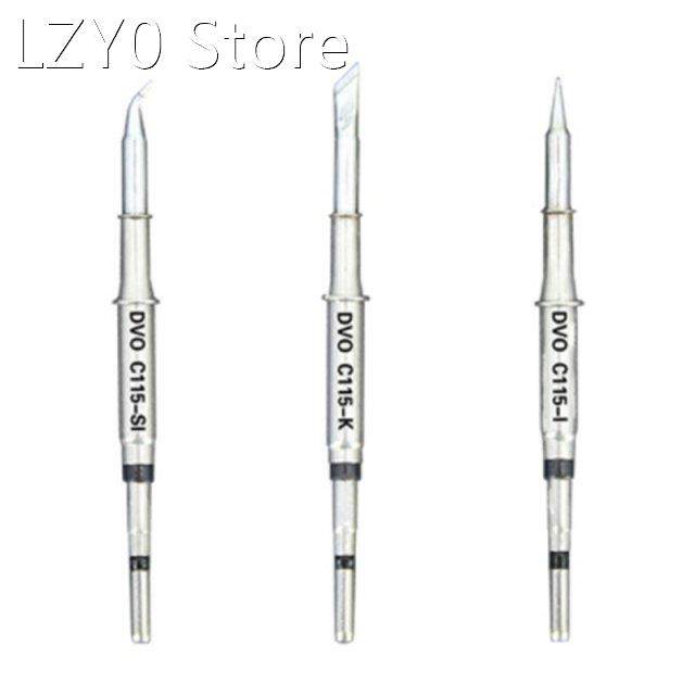 DVO 3Pcs Universal C115 Soldering Iron Tips Lead Free Weldin
