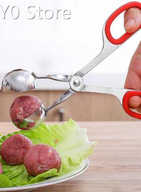 Meatballs with rubber clamps, stainless steel meatball clamp