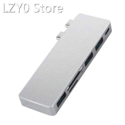 77UA USB C Hub, Power Expand+ 6-in-1 USB C Hub Adapter 5Gbps
