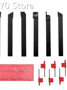 21pcs Boring Bar Carbide Inserts Lathe Turning Tool 10mm Sha