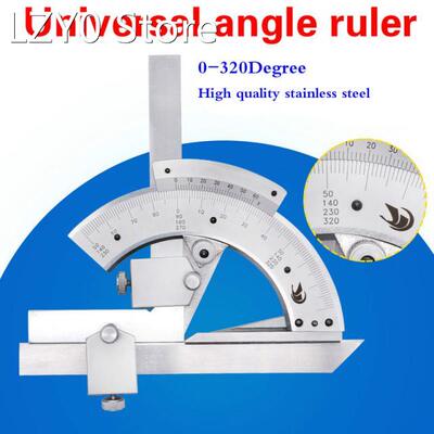 Universal Protractor 0-320 Degree Precision Goniometer Angle