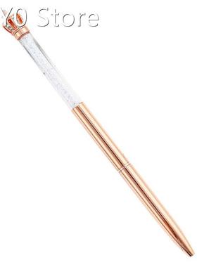 Fashion Crown Ballpoint Pen Sparkly Metal Pen Fancy Retracta