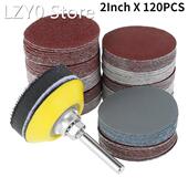 Assortment 50mm 120Pcs Grit Sandpaper 3000 Disc Sanding