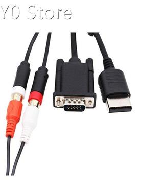 VGA Cable for SG Dreamcast High Definition + 3.5mm to 2-Male