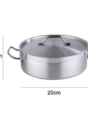 Stainless Steel Handle Cookware Dutch Oven Cooking Soup Milk