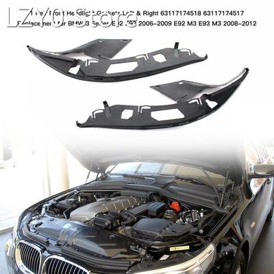 1 Pair Front Headlight Gaskets Left & Right Replacement