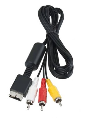 FZQWEG 1.8m Audio Video To 5 RCA AV Cable for PS3/PS2 AV Co
