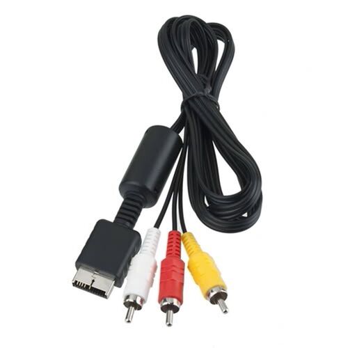 FZQWEG 1.8m Audio Video To 5 RCA AV Cable for PS3/PS2 AV Co