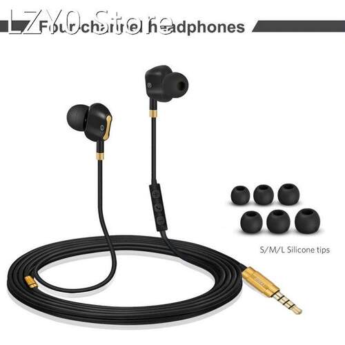 LESHP Four-channel Headphone D8 High Resolution Heavy Bass I