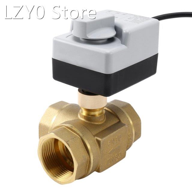 Hand-Automatic Brass Electric Ball Valve 3-Wire 2-Port Contr