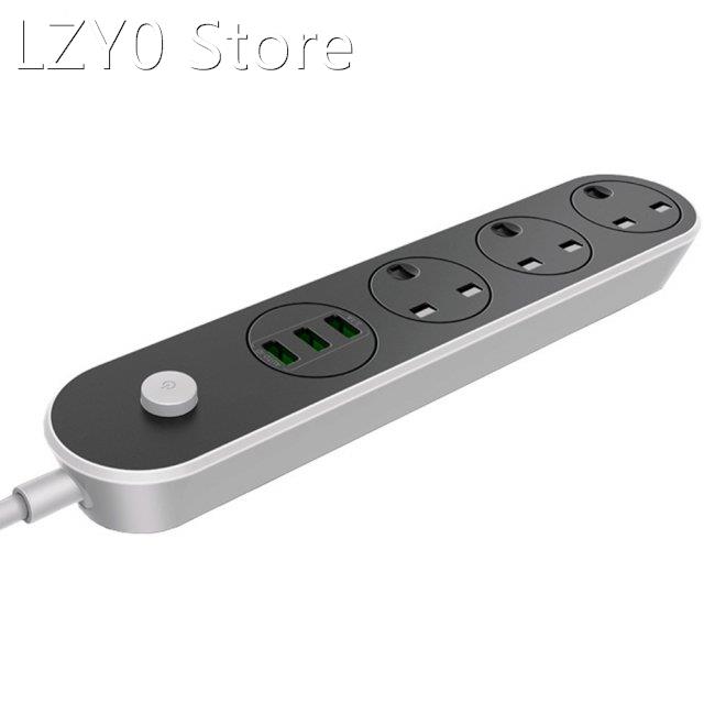 Power Strip Surge Protector UK Plug Socket Multiple Outlet E