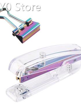 30 Pcs Metal Colorful File Clamp Kits Colorful Desktop Stapl