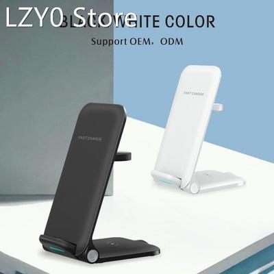 15W Qi Wireless Charger Stand 3 In 1 Fast Charging Station F