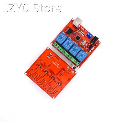 4 Channel DC 12V Computer USB Control Switch Drive Relay Mod